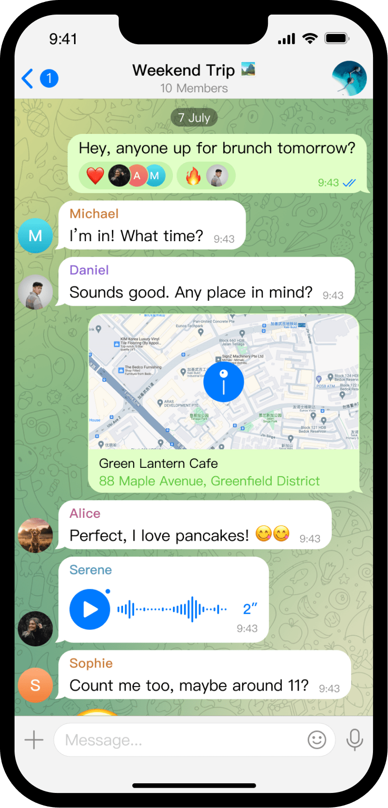 Tiny Plane App Interface