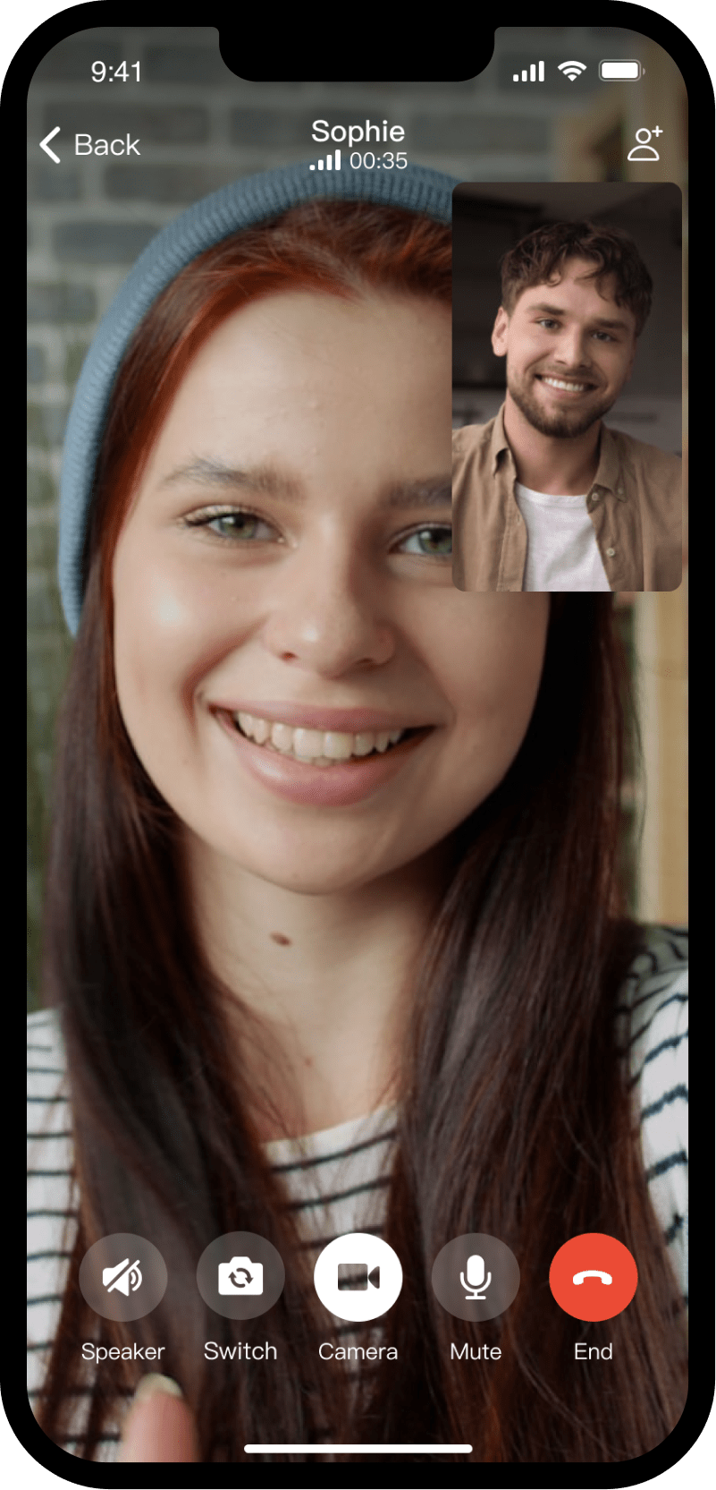 Voice & Video Call Feature Screenshot